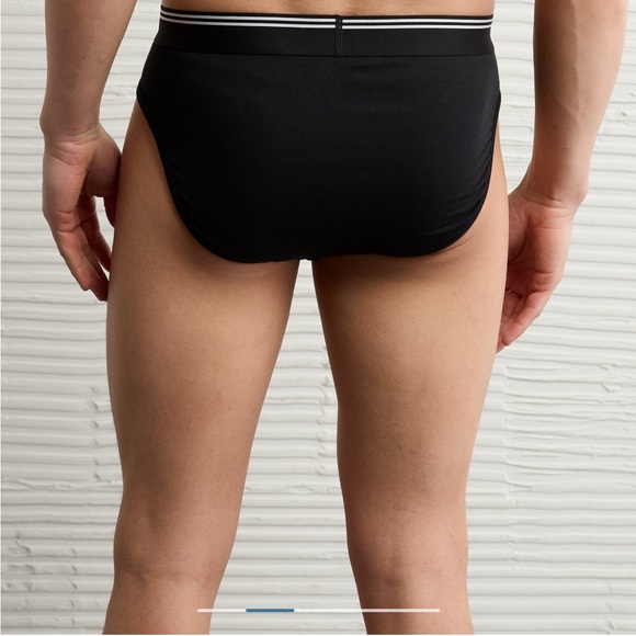 American Eagle Men’s Ultra-Soft Briefs in Black - Picture 5 of 5